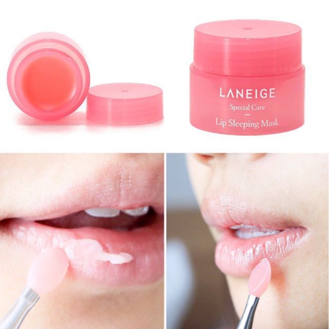 ภาพหน้าปกสินค้าLaneige Lip Sleeping Mask 3 g. ลิปมาร์คข้ามคืน ปากเนียน นุ่ม ชมพู