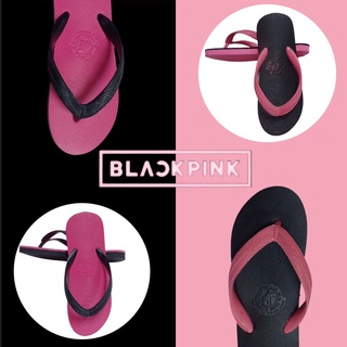 สินค้า NFshoes ถูกสุด🔥รองเท้าแตะฟองน้ำหูคีบ ทรงช้างดาว Boto/LadyBug สีพิเศษ Blackpink ไซส์ 9-11