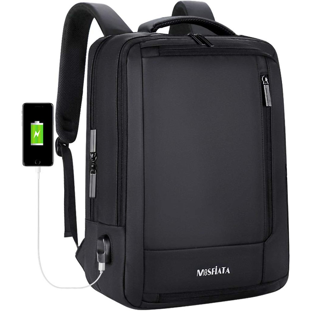 กระเป๋าเป้สะพายหลัง เอนกประสงค์ ใส่โน๊ตบุ๊ค กันน้ำ กันขีดข่วน MOSFiATA Business Laptop Backpack