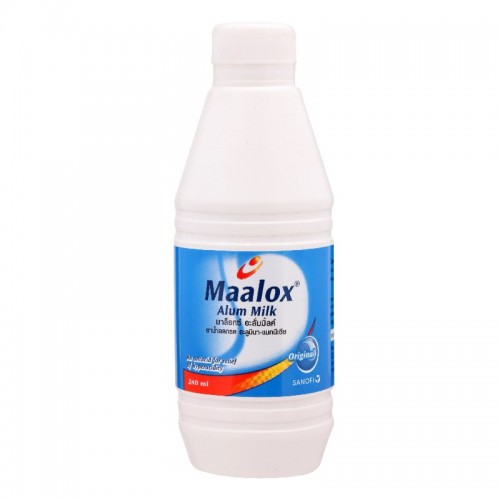 ภาพหน้าปกสินค้าMaalox Alum Milk 240 ml ยาลดกรด ท้องเฟ้อ ลดกรด จุกแน่น จุกเสียด จากร้าน savedrug_official_store บน Shopee