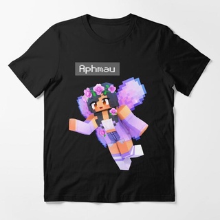 เสื้อยืดอินเทรนด์ผู้ชายอินเทรนด์ผู้หญิงเสื้อยืด พิมพ์ลาย Minecraft Magical Fairy Custom Aphmau สําหรับผู้ชายS-3XL