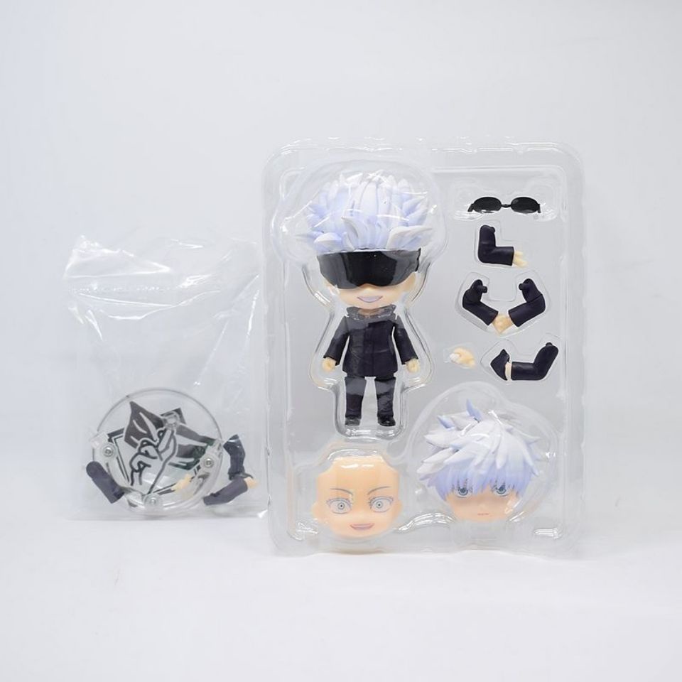 ฟิกเกอร์อนิเมะ-jujutsu-kaisen-nendoroid-gojo-satoru-1528-โมเดล-pvc-ของเล่น-ของขวัญวันเกิด