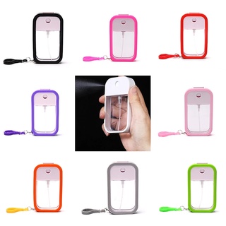 ภาพหน้าปกสินค้า（free Funnel) 3 In 1 Card Type Refillable Spray Bottle/ Portable Travel Alcohol Perfume Dispenser with Hook Cover ที่เกี่ยวข้อง