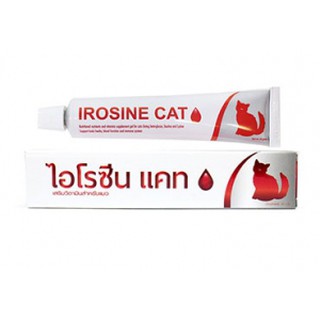ภาพขนาดย่อของภาพหน้าปกสินค้าIrosine Cat ขนาด 30 กรัม วิตามินบำรุงเลือดสำหรับแมวแบบเจล ไอโรซีนแคท จากร้าน n.cham24 บน Shopee