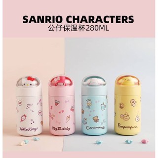 🌟พร้อมส่งในไทย🌟กระติกน้ำเก็บอุณหภูมิ Sanrio รุ่นใหม่ ฝา3D