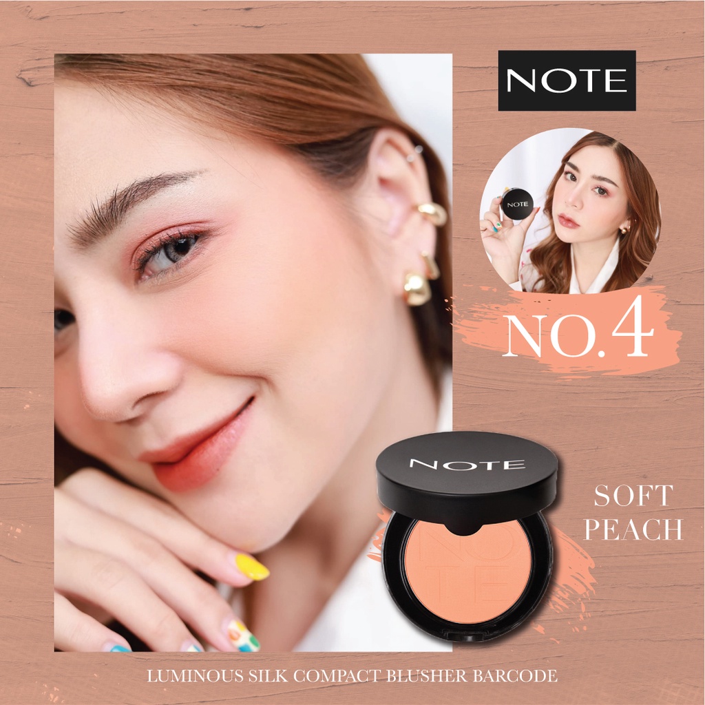 note-cosmetics-luminous-silk-compact-blusher-04-soft-peach-บลัชออนเม็ดสีละเอียด-สีสดชัด-ติดทนนาน-นำเข้าจากยุโรป