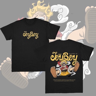 เสื้อยืดผ้าฝ้ายพิมพ์ลาย แฟชั่นคลาสสิกJoyboy LUFFY GEAR 5 HITO MYTHICAL ZOAN NIKA ONE PIECE เสื้อผ้าญี่ปุ่น ANIME MANGA เ