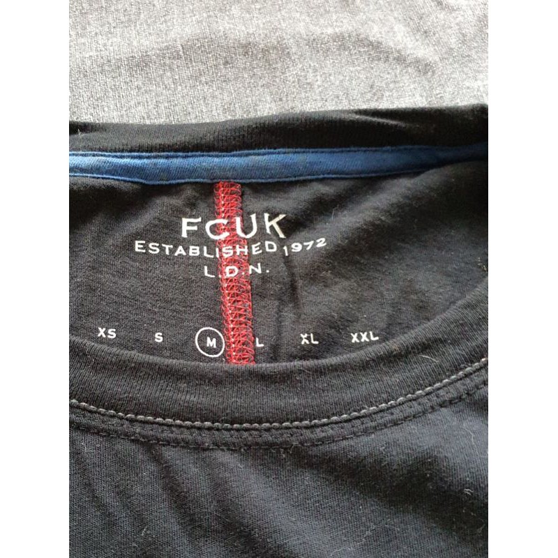 เสื้อยืด-fcuk-สีดำลายธงชาติอังกฤษ