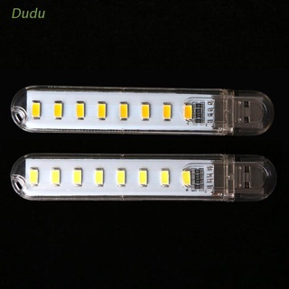 Dudu โคมไฟ Led Dc5V 8 Led Usb ขนาดพกพาสําหรับคอมพิวเตอร์