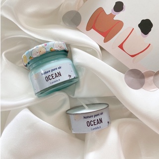 เทียนหอม ไขถั่วเหลือง (Soy Wax) กลิ่น OCEAN 🌊