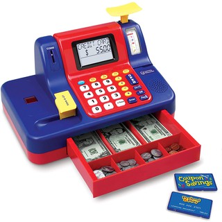 นำเข้า🇺🇸 แคชเชียร์อัจฉริยะ สอนนับเลข เสมือนจริง Learning Resources Pretend &amp; Play Teaching Cash Register ราคา 3,590 บาท