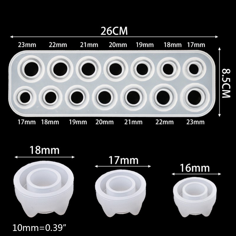 flgo-แม่พิมพ์ซิลิโคนเรซิ่นสําหรับทําเครื่องประดับ-17-ช่อง