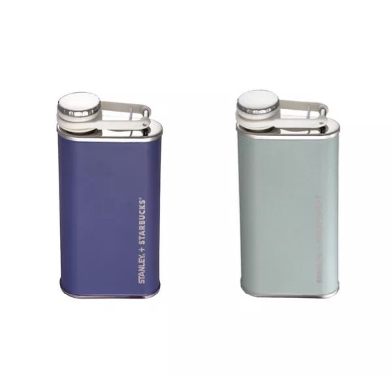 Starbucks stanley flask tumbler 8oz (Basil/Navy) | Shopee Thailand