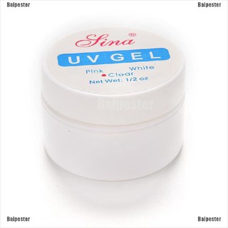 Baipester ชุดกาวต่อเล็บเจล UV สีชมพูใส