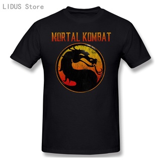 เสื้อยืดลําลอง ผ้าฝ้าย 100% แขนสั้น คอกลม พิมพ์ลายกราฟฟิคการ์ตูน Mortal Kombat สไตล์วินเทจ แฟชั่นสําหรับผู้ชาย คู่รัก 20