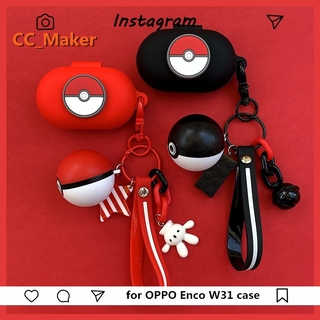 POKÉMON เคสโทรศัพท์มือถือลายการ์ตูนสําหรับ Oppo Enco W11 Oppo Enco W51