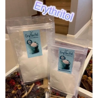 *Keto* Erythritol (น้ำตาลอิริทริทอล)เม็ดละเอียด มีขนาด 500g เเละ 1 kg