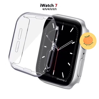 เคสหน้าปัดนาฬิกาข้อมือ สีใส สำหรับ iWatch รุ่น 6 SE 5 4 3 2 1 ขนาด 38 มม. 42 มม. 42 มม. 40 มม.41MM CASEแอปเปิ้ลวอช