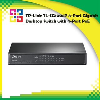 TP-LINK TL-SG1008P 8-Port Gigabit Desktop Switch with 4-Port PoE