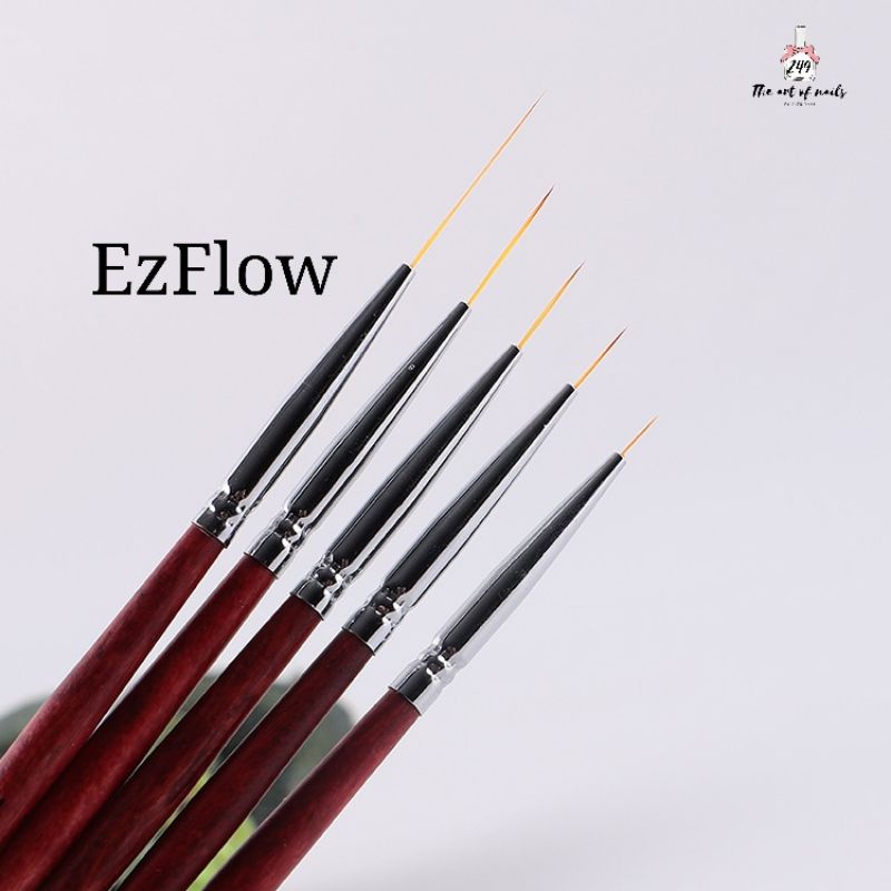 ezflow-brush-1-ด้าม-พู่กันตัดเส้น-แปรงเพ้นท์-ขนแปรงยาวพิเศษ