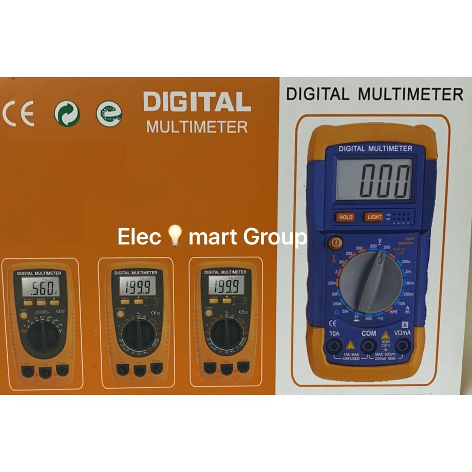 สินค้าส่งขนส่งภายใน 24 ชม. Digital Multimeter A830L วัดค่าพื้นฐานVAC ...