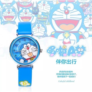 นาฬิกา Doraemon พร้อมกล่อง รุ่นนี้กันน้ำ ตัวเครื่องญี่ปุ่น งานสวยจ้า หน้าปัด 3 cm ราคาเรือนละ 230 บาทไม่รวมส่ง