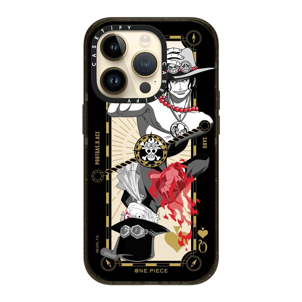 casetify-x-one-piece-poker-card-ace-amp-sabo-case-14-pro-impact-case-14pสินค้าพร้อมส่ง