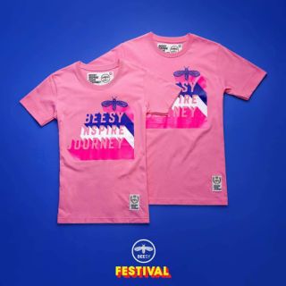 Beesy เสื้อยืด ช/ญ รุ่น Festival สีชมพู (ราคาต่อตัว)