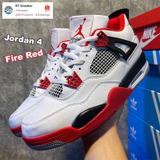 ภาพหน้าปกสินค้ารองเท้าผ้าใบ Air Jordan 4 Fire Red รองเท้าบาสเก็ตบอล ที่เกี่ยวข้อง