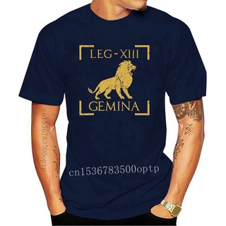 เสื้อยืดผ้าฝ้ายพิมพ์ลายคลาสสิก เสื้อยืด พิมพ์ลาย Legio XIII Gemina Lion Emblem Ro Legion สไตล์คลาสสิก ไม่ซ้ําใคร สําหรับ