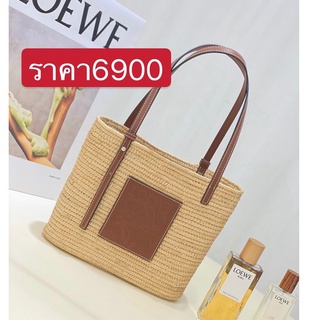 พรี Loewe Shigra Basket StrawBagกระเป๋าสาน กระเป๋าถือ Paula‘s Ibiza กระเป๋าแฟชั่น