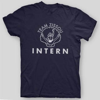 เสื้อยืดผ้าฝ้ายพิมพ์ลายขายดี  ขายดี เสื้อยืดลําลอง แขนสั้น พิมพ์ลาย TEAM ZISSOU INTERN Life Aquatic Wes Anderson Bil