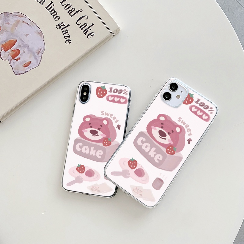 strawberry-bear-เคสไอโฟน-14-promax-8-พลัส-cute-iphone-11-12-13-pro-max-xr-xs-x-max-7-8-plus-se2020-case-เคส-นิ่ม