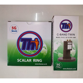 เช็ครีวิวสินค้าLNB Thaisat TH-C2 5G (กันสัญญาณรบกวน 5G)