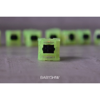 (พร้อมส่งในไทย) CYBER (glow in the dark เรืองแสง) / SP-STAR Switch / Linear / Switch mechanical keyboard