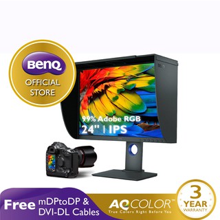 BenQ SW240 24นิ้ว WUXGA IPS Adobe RGB Photo Editing Monitor ไม่รวมฮู้ด (จอแต่งภาพ, จอคอมพิวเตอร์ 24 นิ้ว)