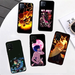 Ae2 เคสโทรศัพท์มือถือ ลายการ์ตูนอนิเมะ Demon Slayer Kimetsu no Yaib สําหรับ OPPO A5S A7 A8 A12 A12S A31 A37 A39 A57 A59 A77 A83 F1S F3 F7