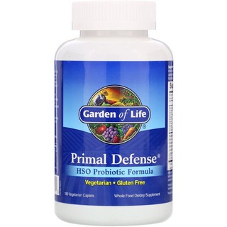 PreOrder👉Garden of Life, Primal Defense, HSO Probiotic Formula, 180 Vegetarian Caplets🇺🇸