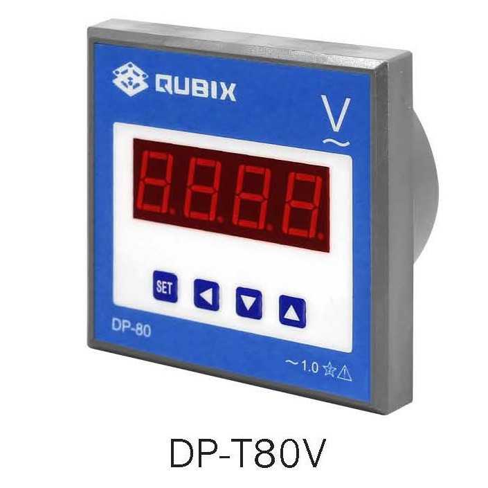qubix-dp-t80v-voltmeter-digital-ปลีก1ชิ้น-มีราคาส่ง5-10ชิ้นdp-series-80x80-mm-ดิจิตอลพาเนลโวลท์มิเตอร์-centerpowershop