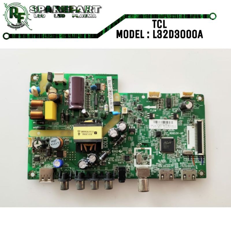 TCL Mb เมนบอร์ดทีวี led L32D3000A 32d3000 a l 32d3000a | Shopee Thailand