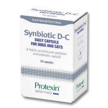 ภาพหน้าปกสินค้าProtexin Synbiotic D-C เสริมชีวนะ โปรไบโอติก, พรีไบโอติกเข้มข้น 1 กล่อง(50แคปซูล)