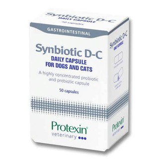 ภาพขนาดย่อของสินค้าProtexin Synbiotic D-C เสริมชีวนะ โปรไบโอติก, พรีไบโอติกเข้มข้น 1 กล่อง(50แคปซูล)