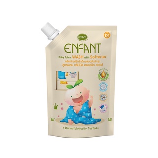 ภาพขนาดย่อของภาพหน้าปกสินค้าENFANT (อองฟองต์) Baby Fabric Wash With Softener ผลิตภัณฑ์ซักผ้าเด็กผสมปรับผ้านุ่ม 600ml./ซอง ซื้อ2แถม1 จากร้าน enfant.official บน Shopee