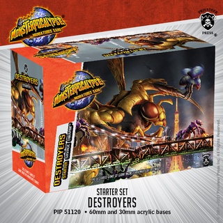 🔥มีของพร้อมส่ง🔥 Privateer Press Monsterpocalypse Savage Swarm Destroyers Starter Set 51120 กล่องนอกมีตำหนิจากการขนส่ง