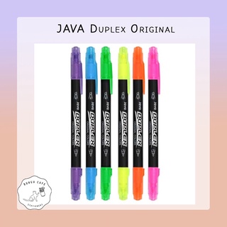 JAVA Duplex Original Twin Head Hilighter // จาวา ปากกาเน้นข้อความ 2 หัว ในด้ามเดียว