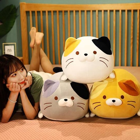 หมอนตุ๊กตาแมวน่ารัก-ขนาดใหญ่-สไตล์ญี่ปุ่น-สําหรับเป็นของขวัญ