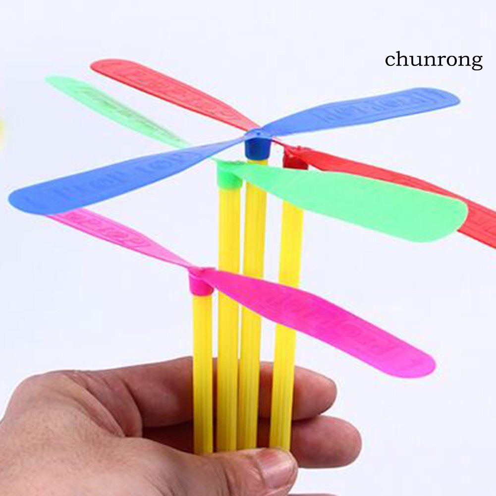 cr-100-ชิ้น-แมลงปอ-รูปร่างมือ-ผลัก-ใบพัดบิน-กลางแจ้ง-กีฬา-เกม-ของเล่นเด็ก
