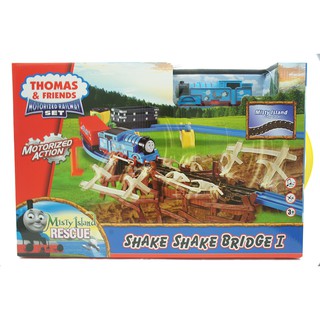 รถไฟการ์ตูน โทมัสและเพื่อน THOMAS SHAKE SHAKE BRIDGE 1 รถไฟโทมัส+ราง+ 2 โบกี้พ่วง มีไฟ มีเสียงNOA46-3