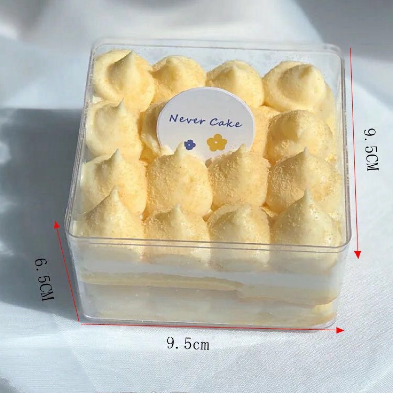 กล่องใส่ขนมสี่เหลี่ยมจัตุรัส-แพ็ค-6ใบ