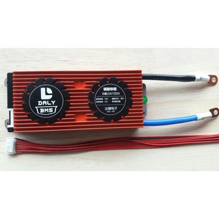 BMS daly8S 24V 100A/50Aอุปกรณ์แบตลิเธียมฟอสเฟต